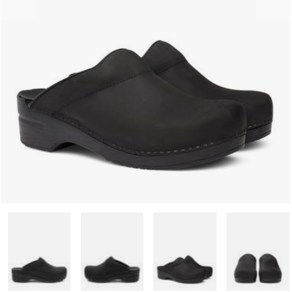Dansko "Karl Black Oiled" Clogs
